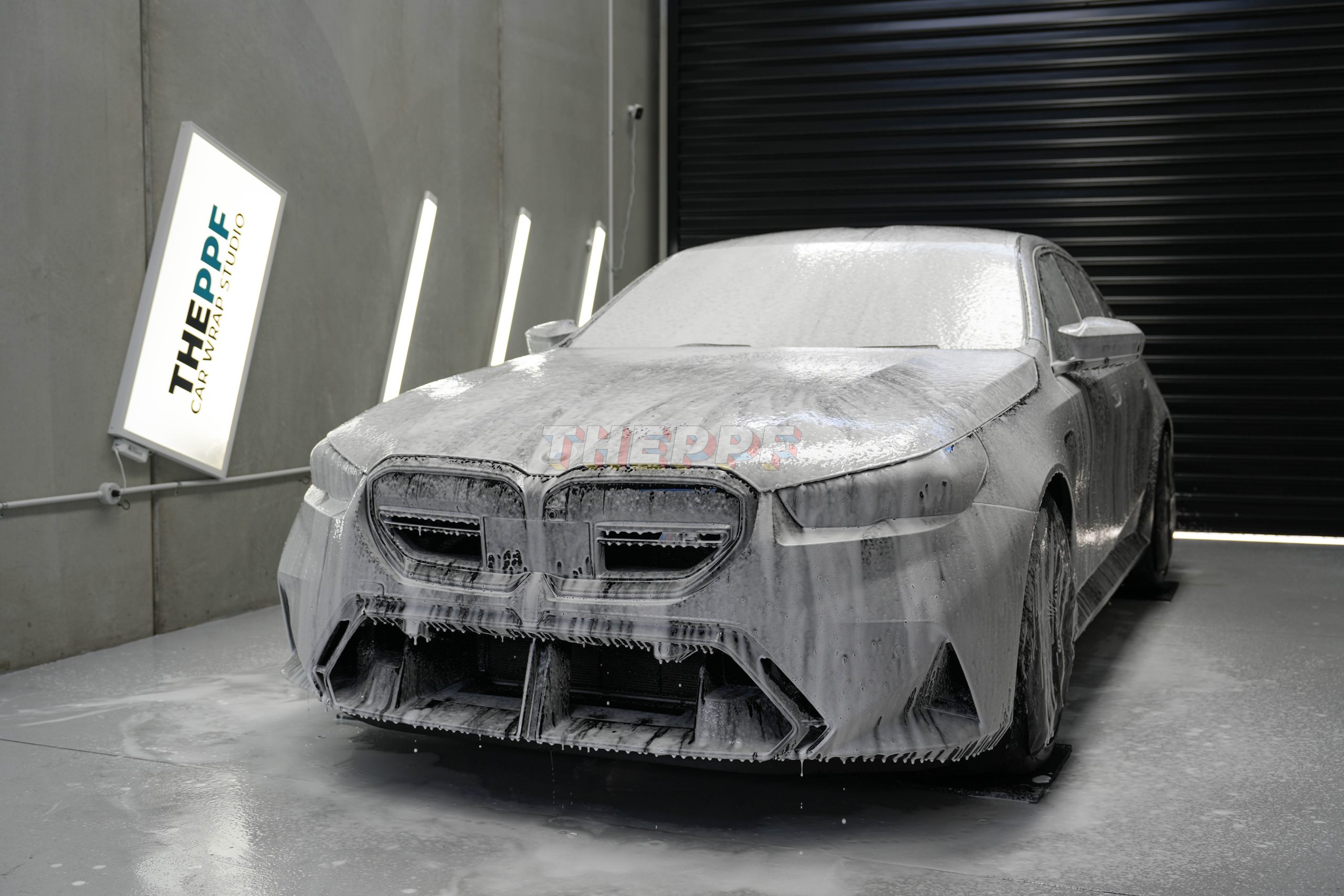 the ppf 2025 new bmw m5 matte paint protection film wrap auckland