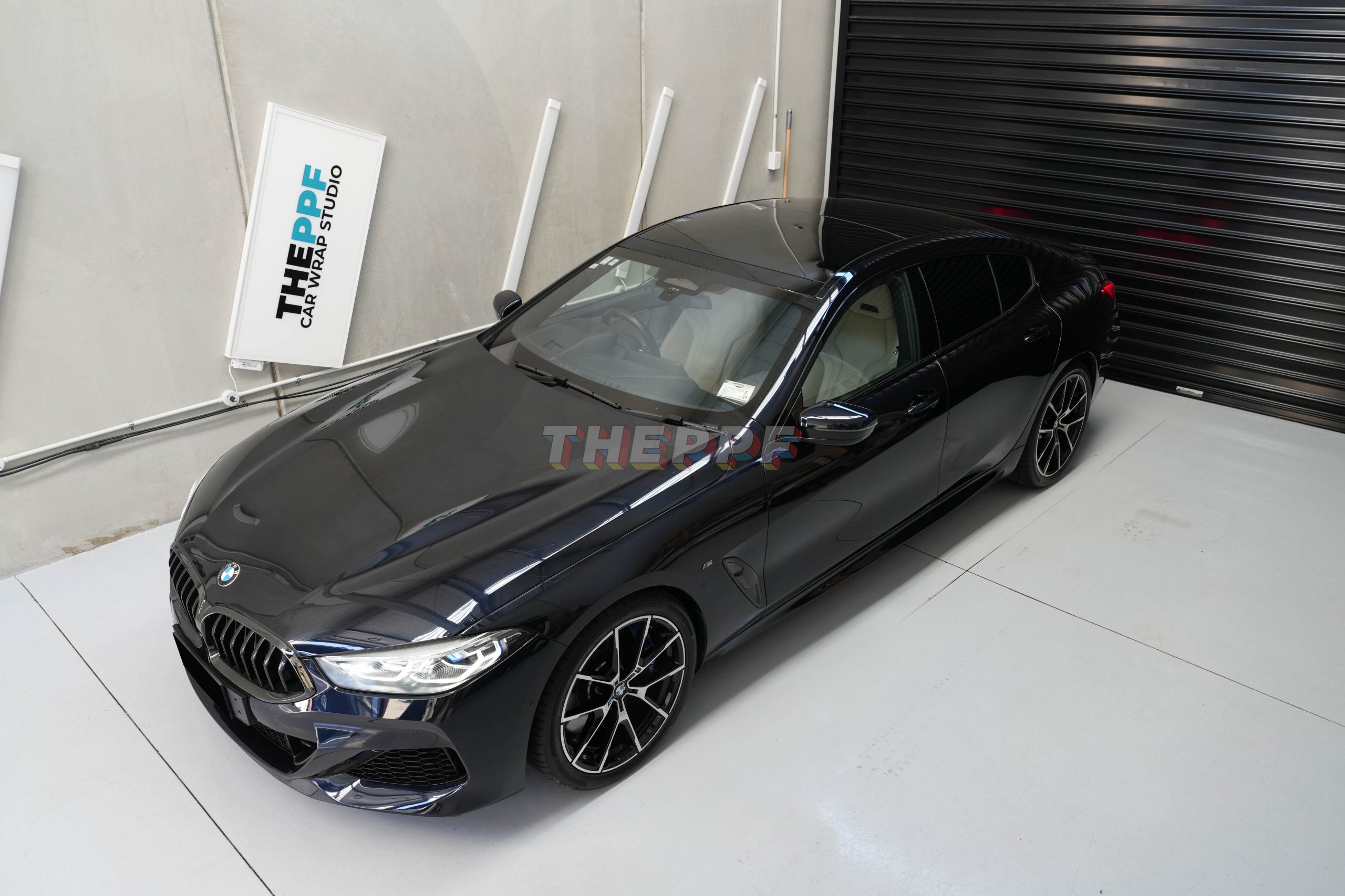 the ppf bmw 8 series car paint protection film wrap auckland