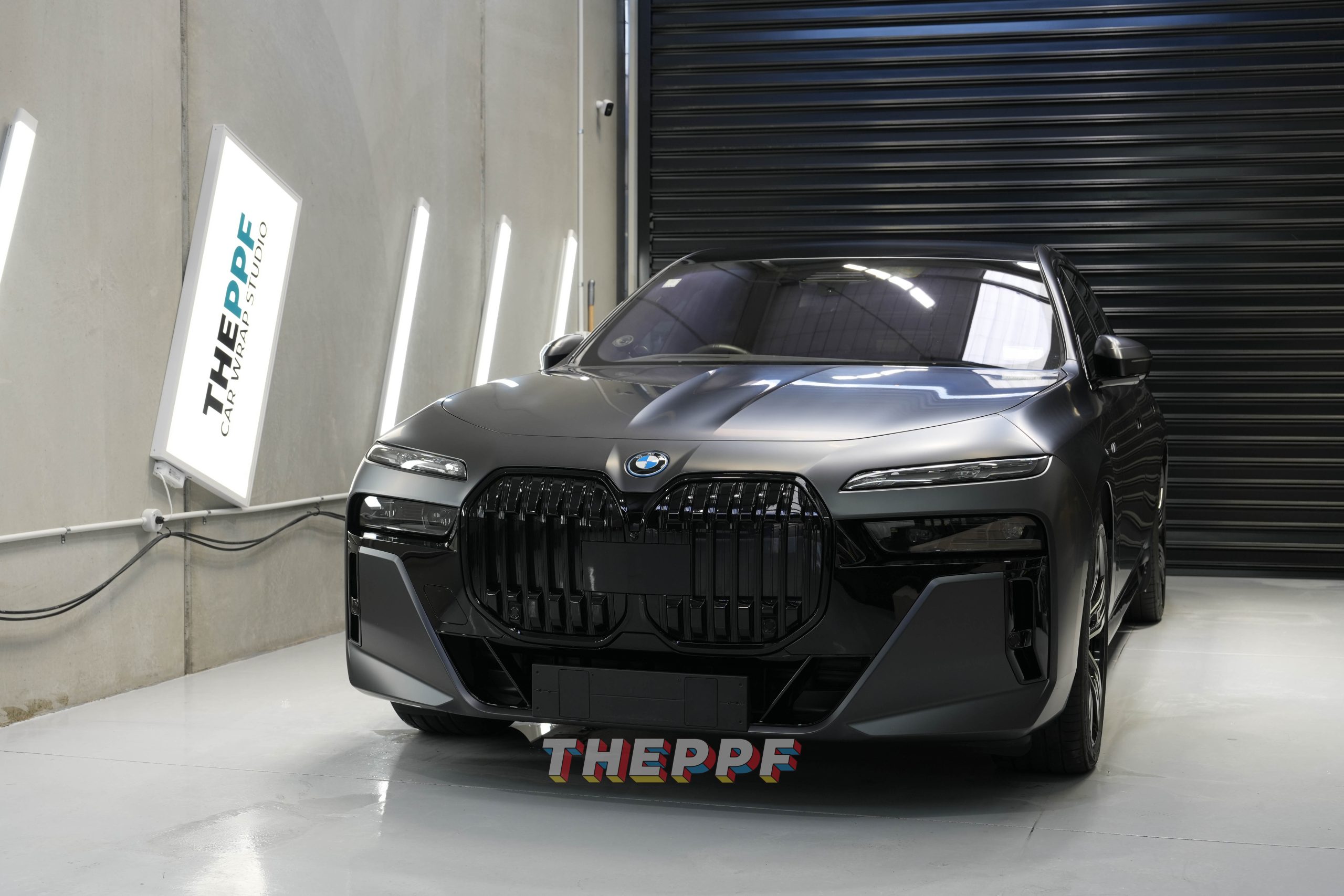 the ppf bmw i7 m car paint protection film wrap auckland