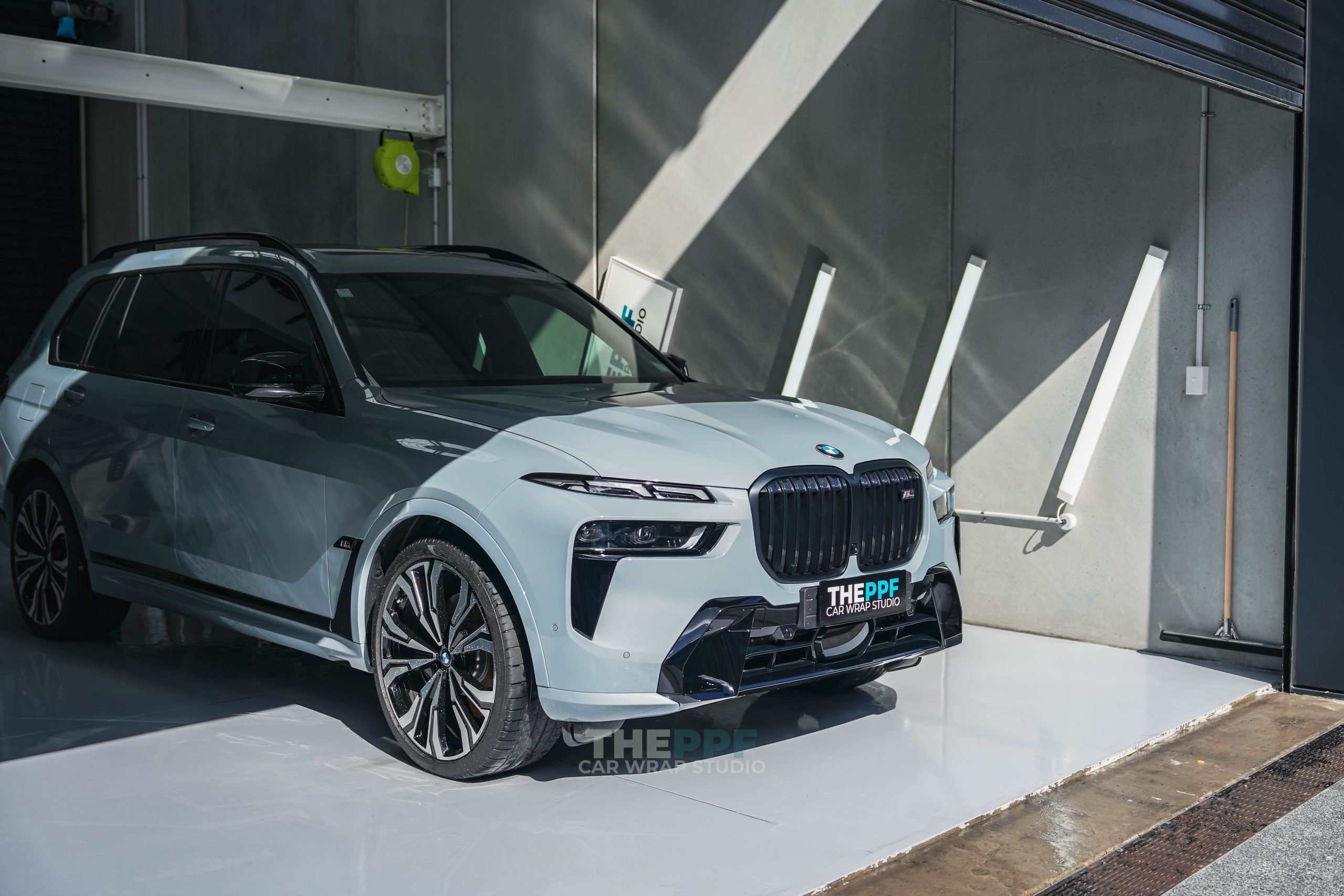 the ppf bmw x7 m paint protection film wrap auckland