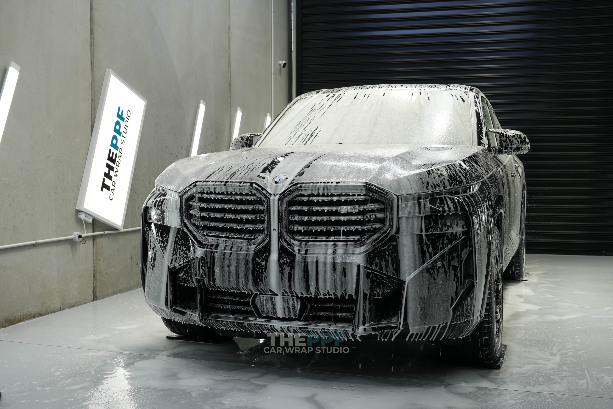 the ppf bmw xm car paint protection film wrap auckland