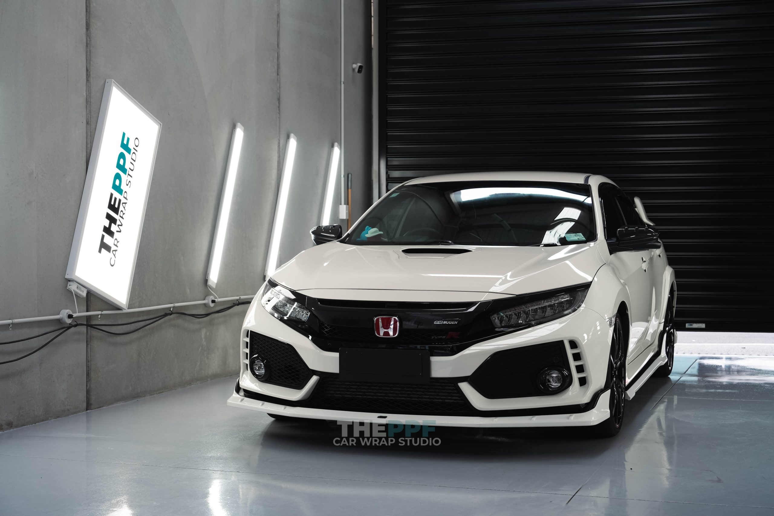 the ppf honda civic type r car paint protection film wrap auckland