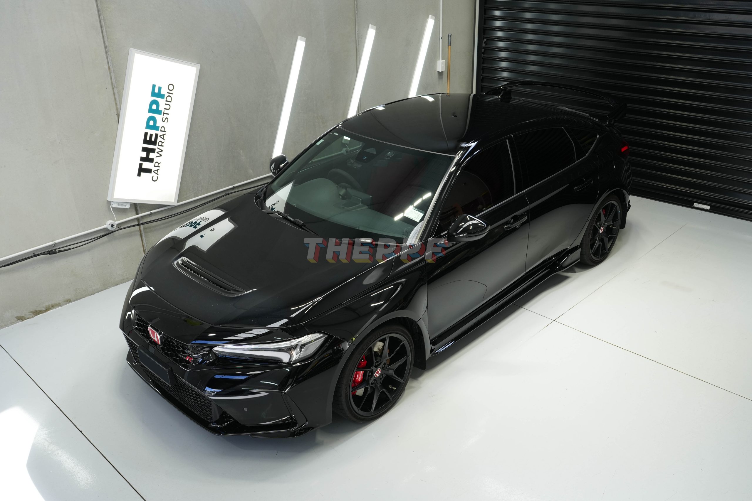 the ppf honda civic type r car paint protection film wrap auckland