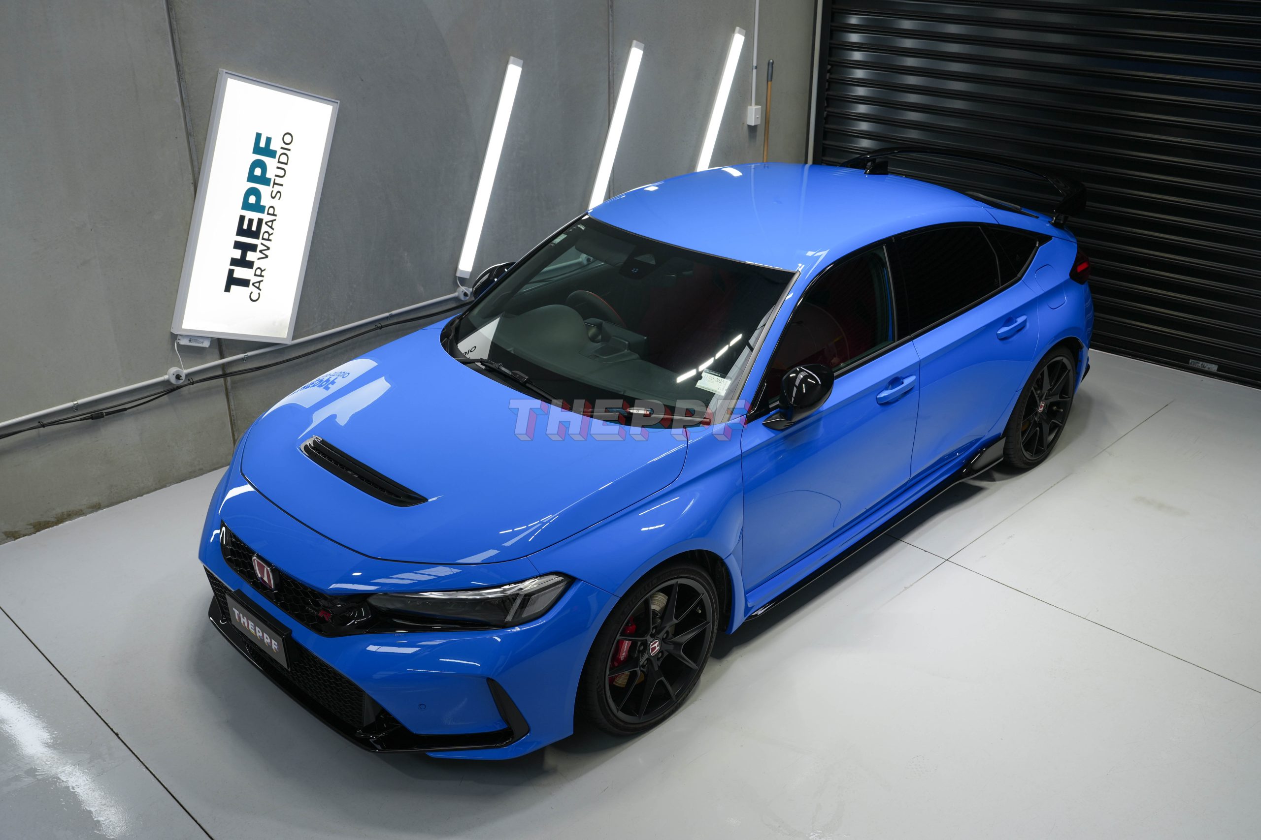 the ppf honda civic type r car paint protection film wrapping auckland