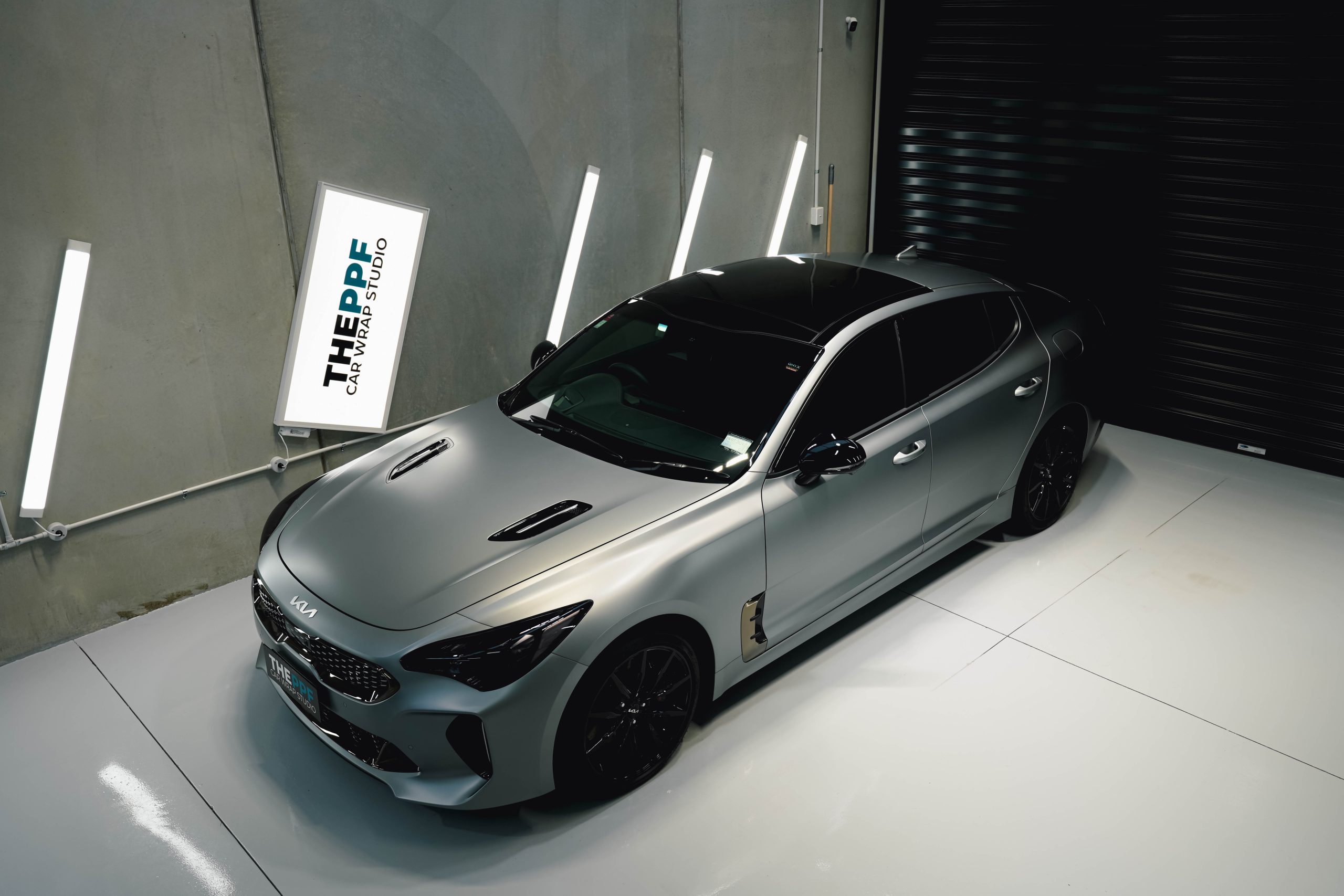 the ppf kia stinger paint protection film wrap auckland