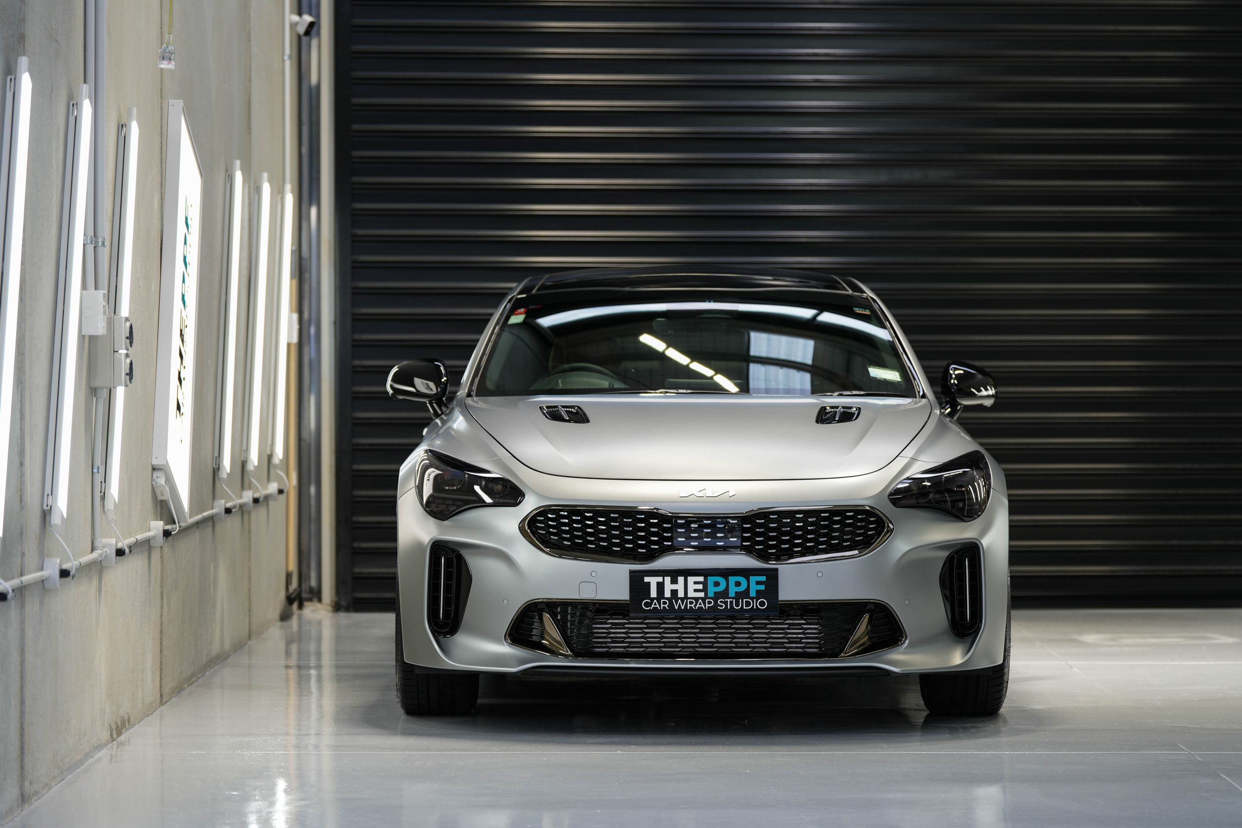 the ppf kia stinger paint protection film wrap auckland