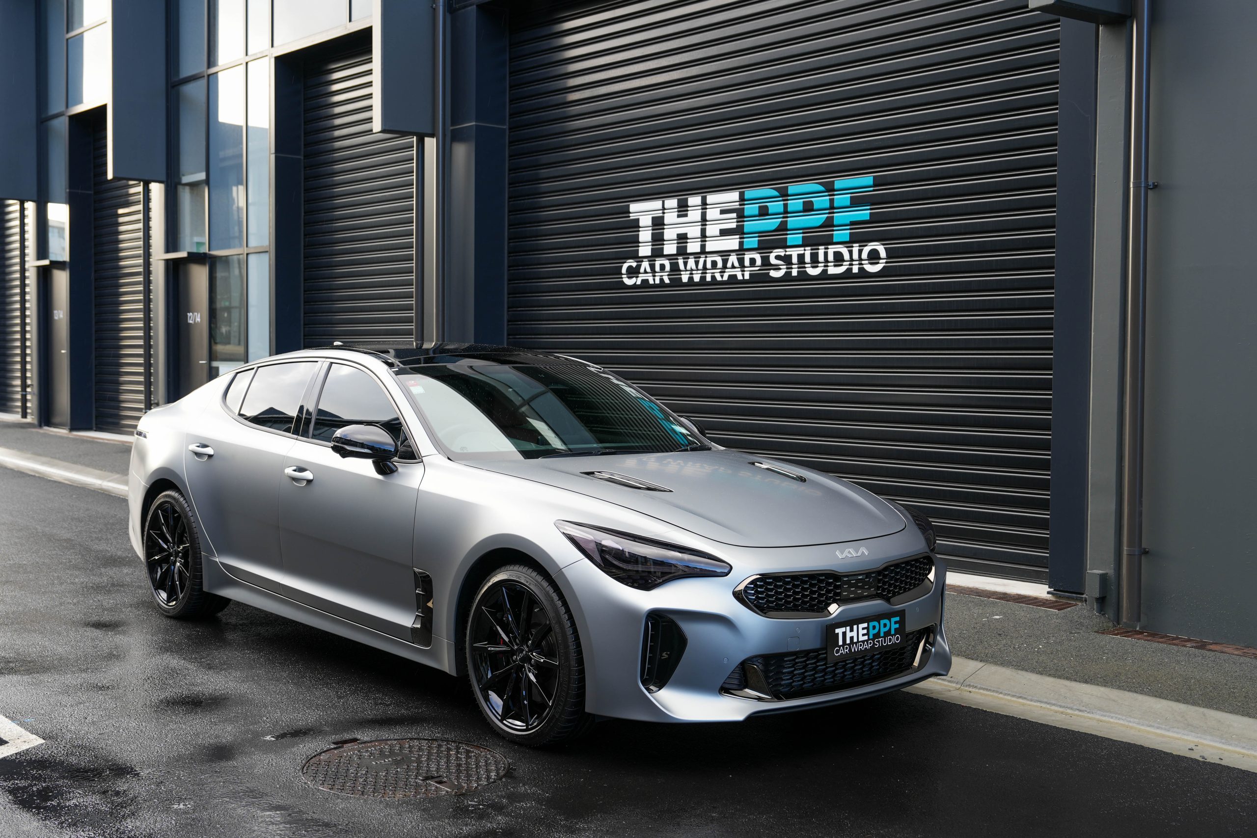 the ppf kia stinger paint protection film wrap auckland