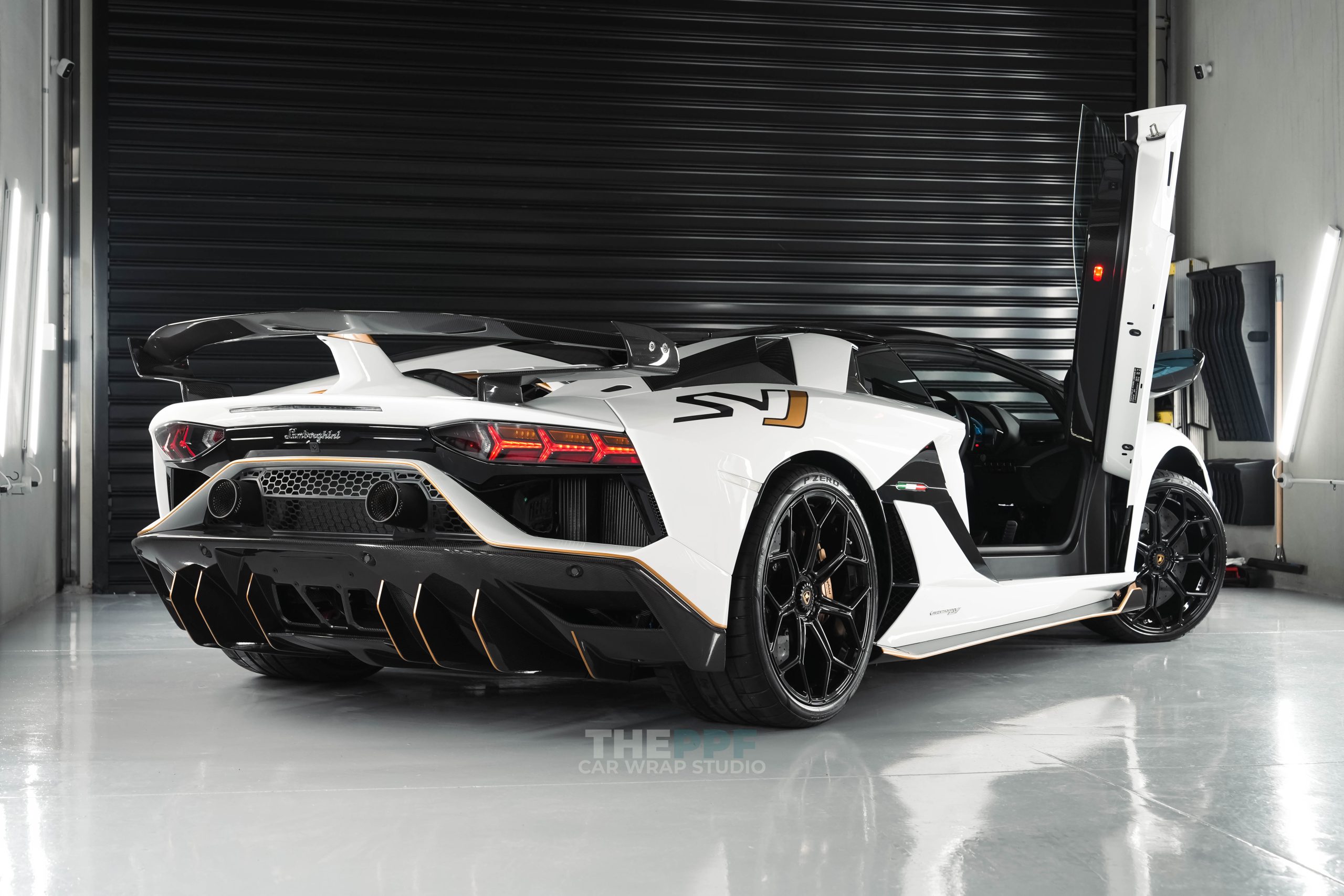 the ppf lamborghini aventador svj super car paint protection film wrapping auckland new zealand