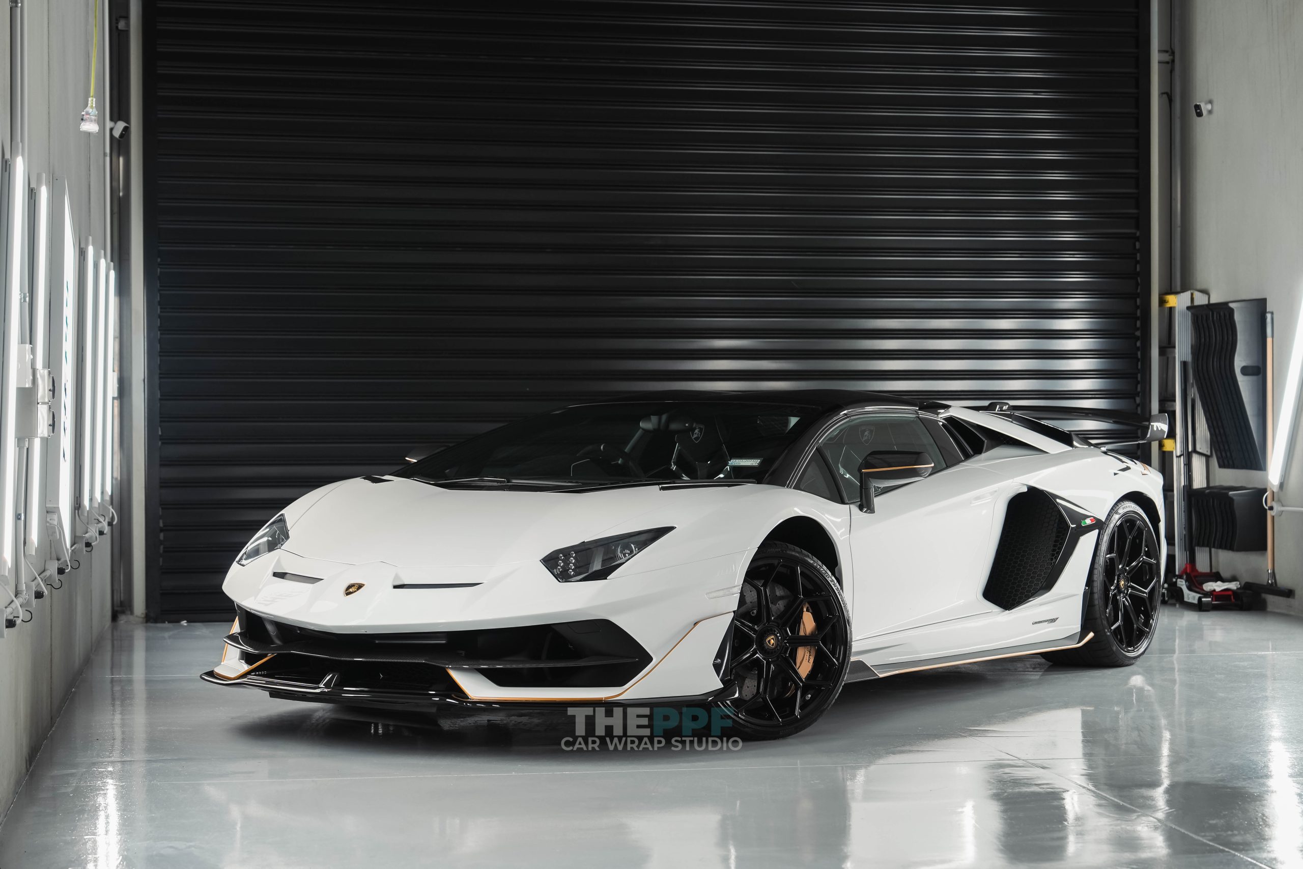 the ppf lamborghini aventador svj super car paint protection film wrapping auckland new zealand