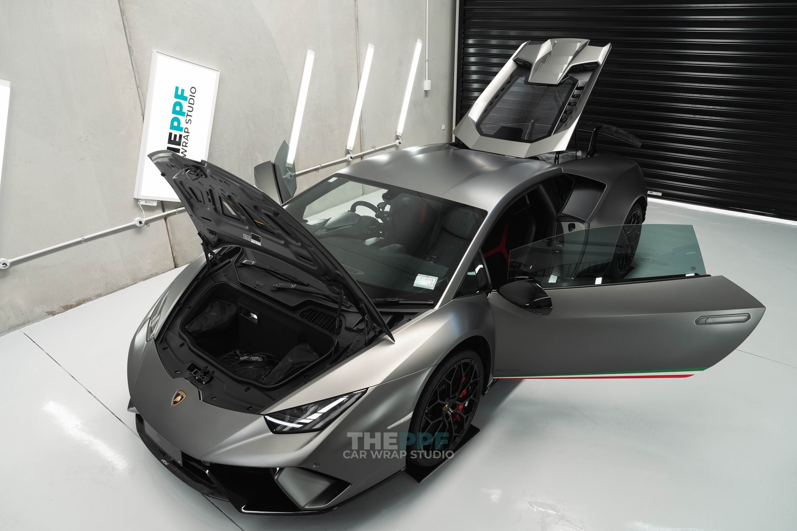 the ppf lamborghini huracan performante super car paint protection film wrapping auckland new zealand