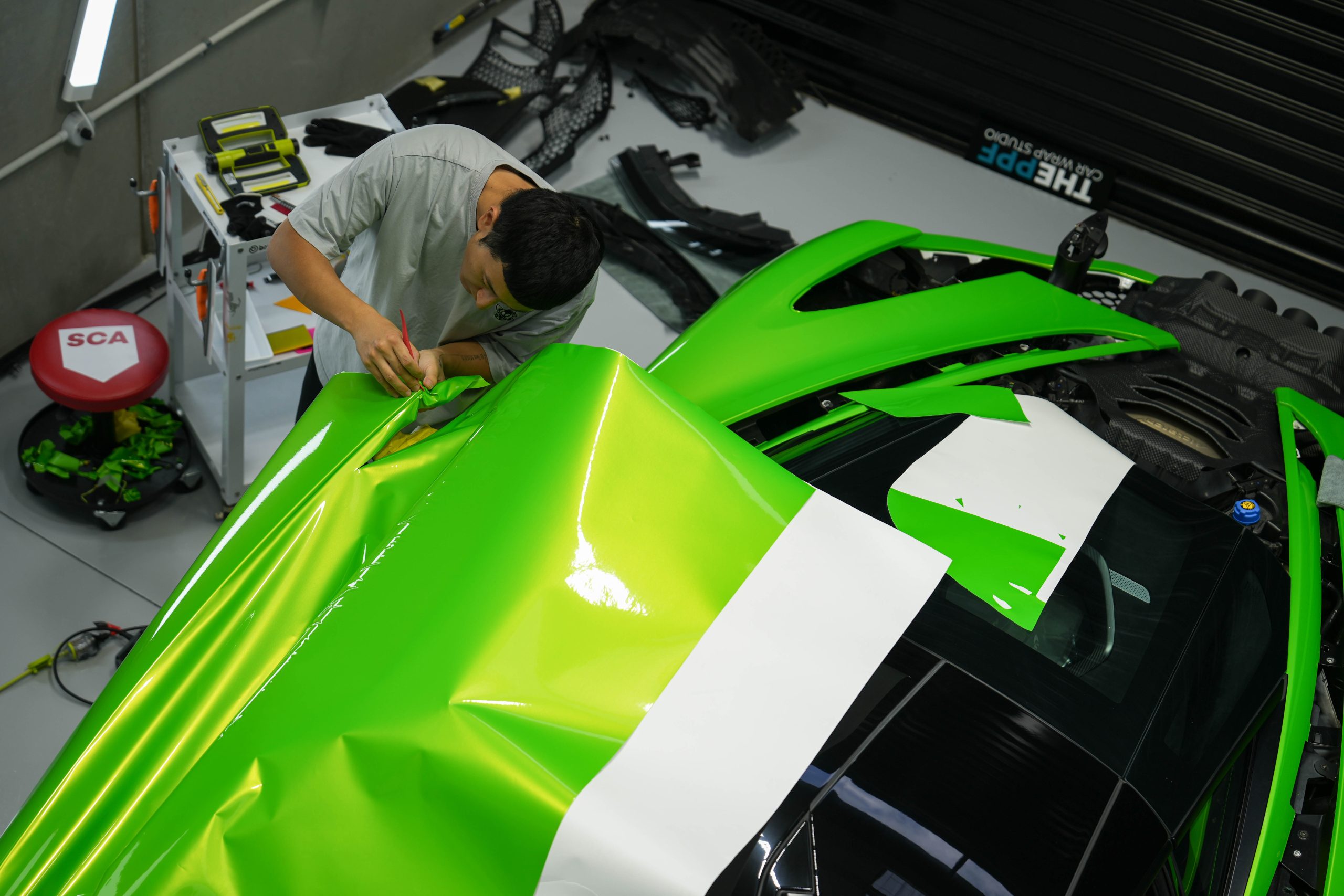 the ppf mclaren vehicle car wrapping auckland