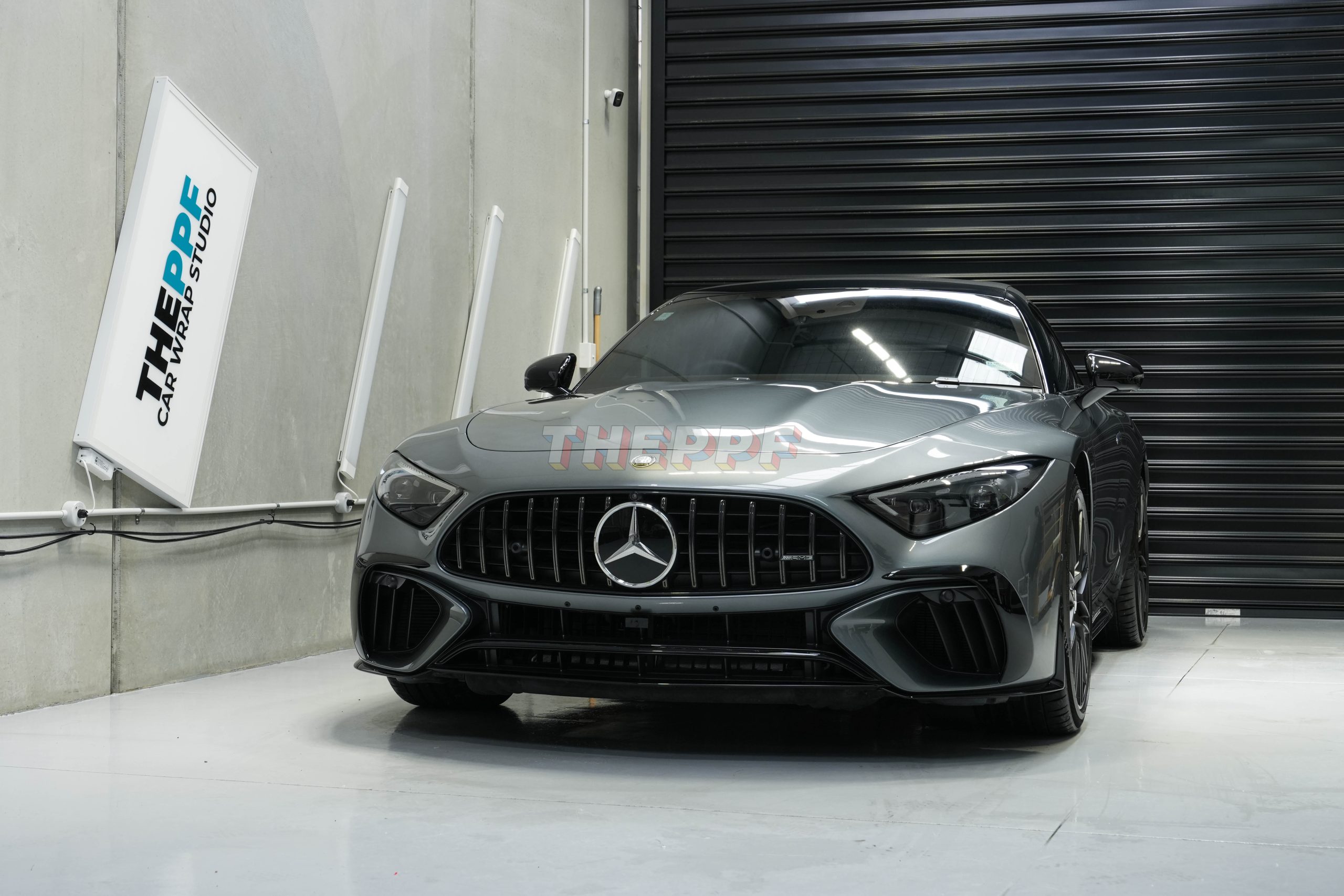 the ppf mercedes benz sl 63 amg car paint protection film wrap auckland-09969