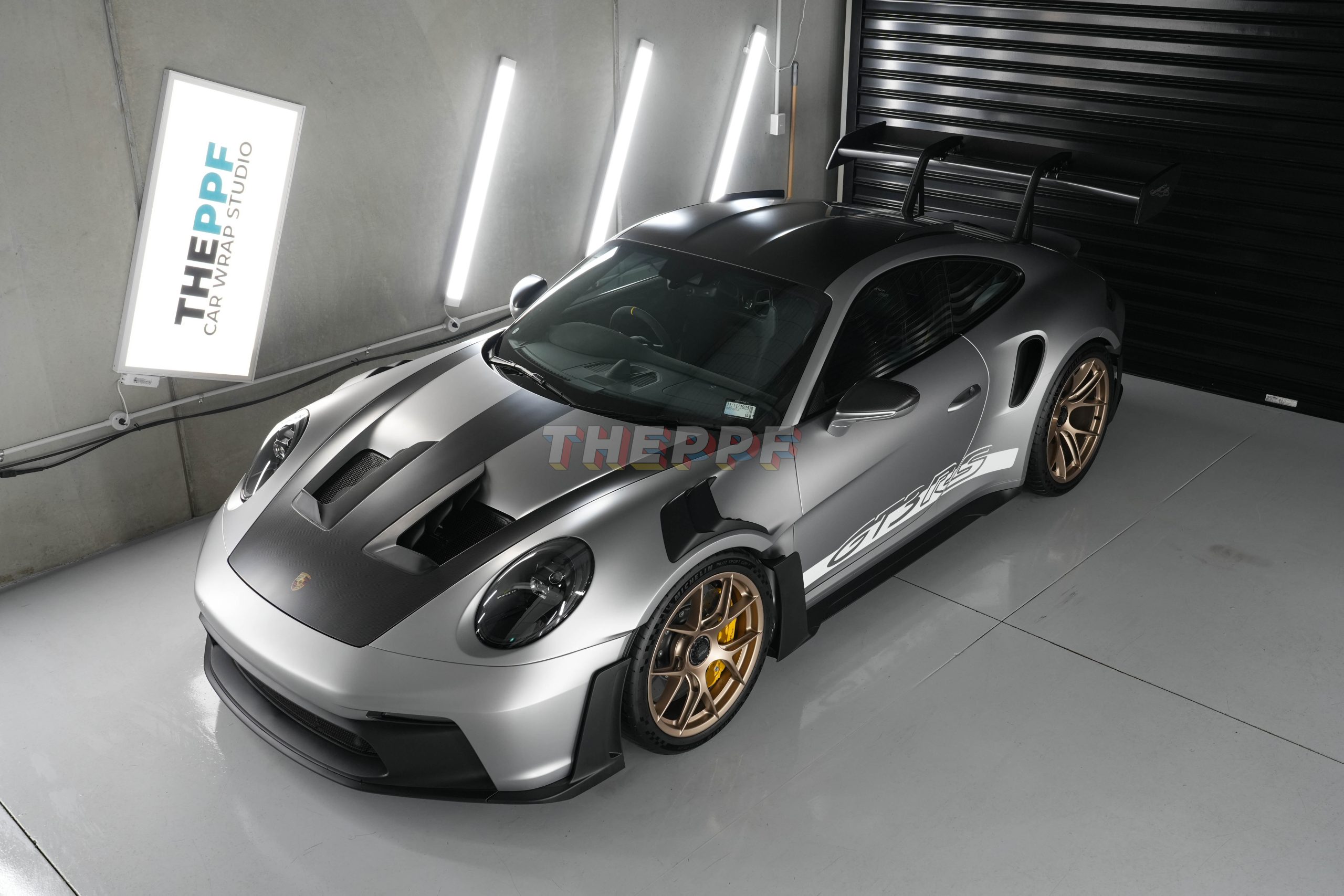 the ppf porsche 992 gt3rs supercar matte paint protection film wrap auckland