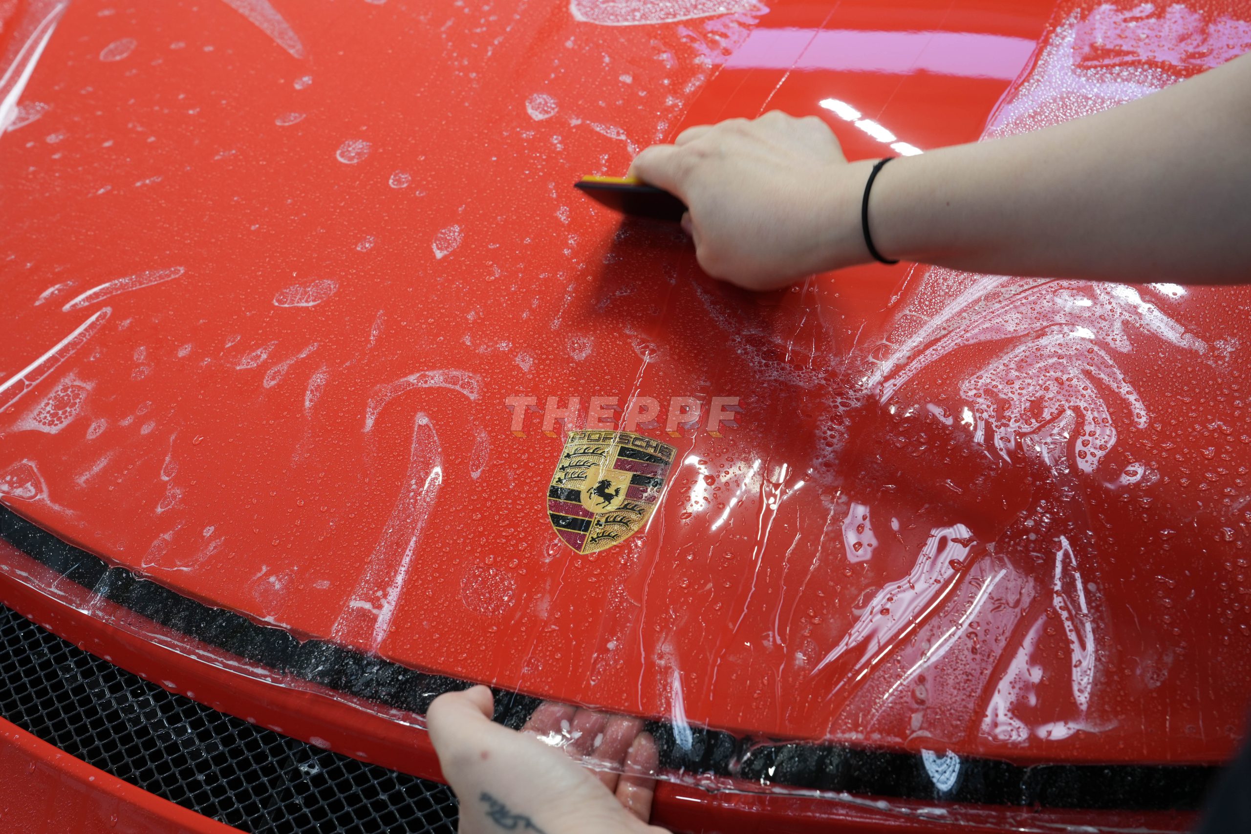 the ppf porsche 991 gt3rs car paint protection film wrap auckland