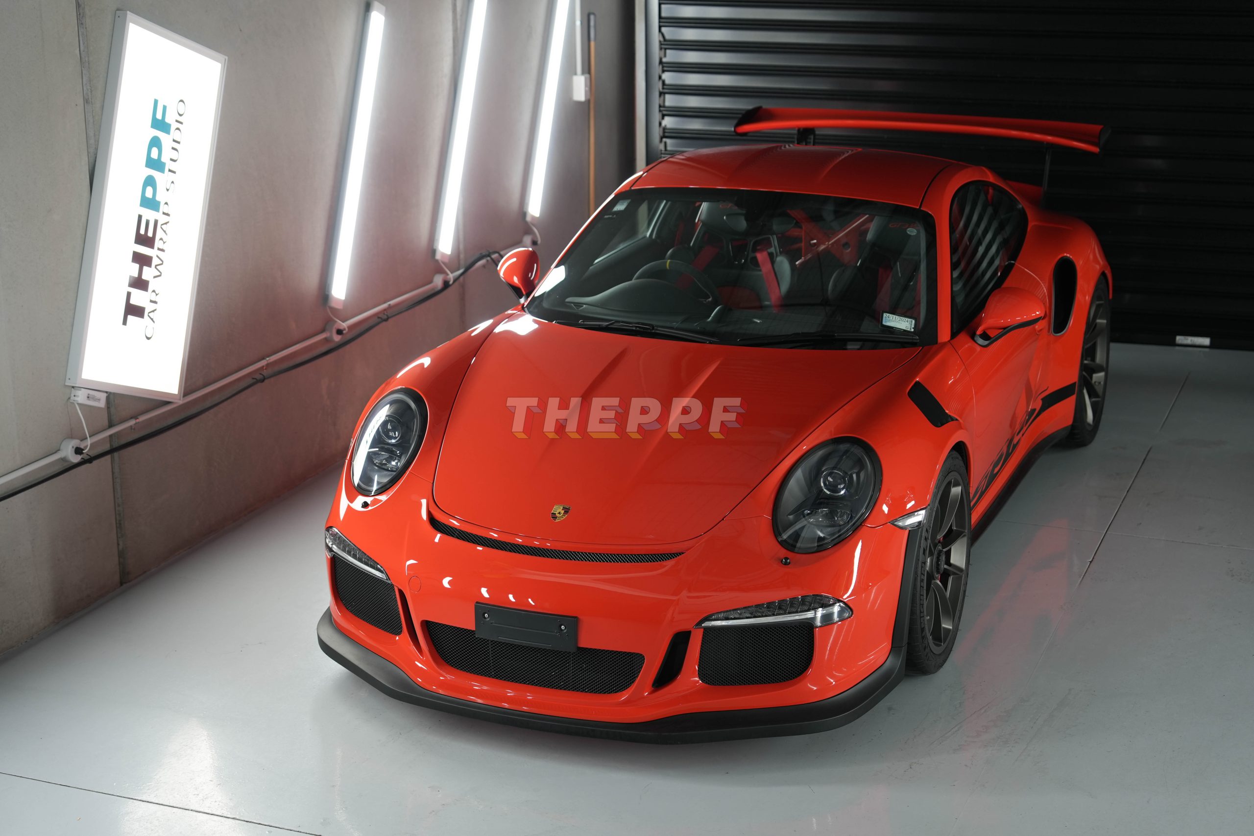 the ppf porsche 991 gt3rs car paint protection film wrap auckland