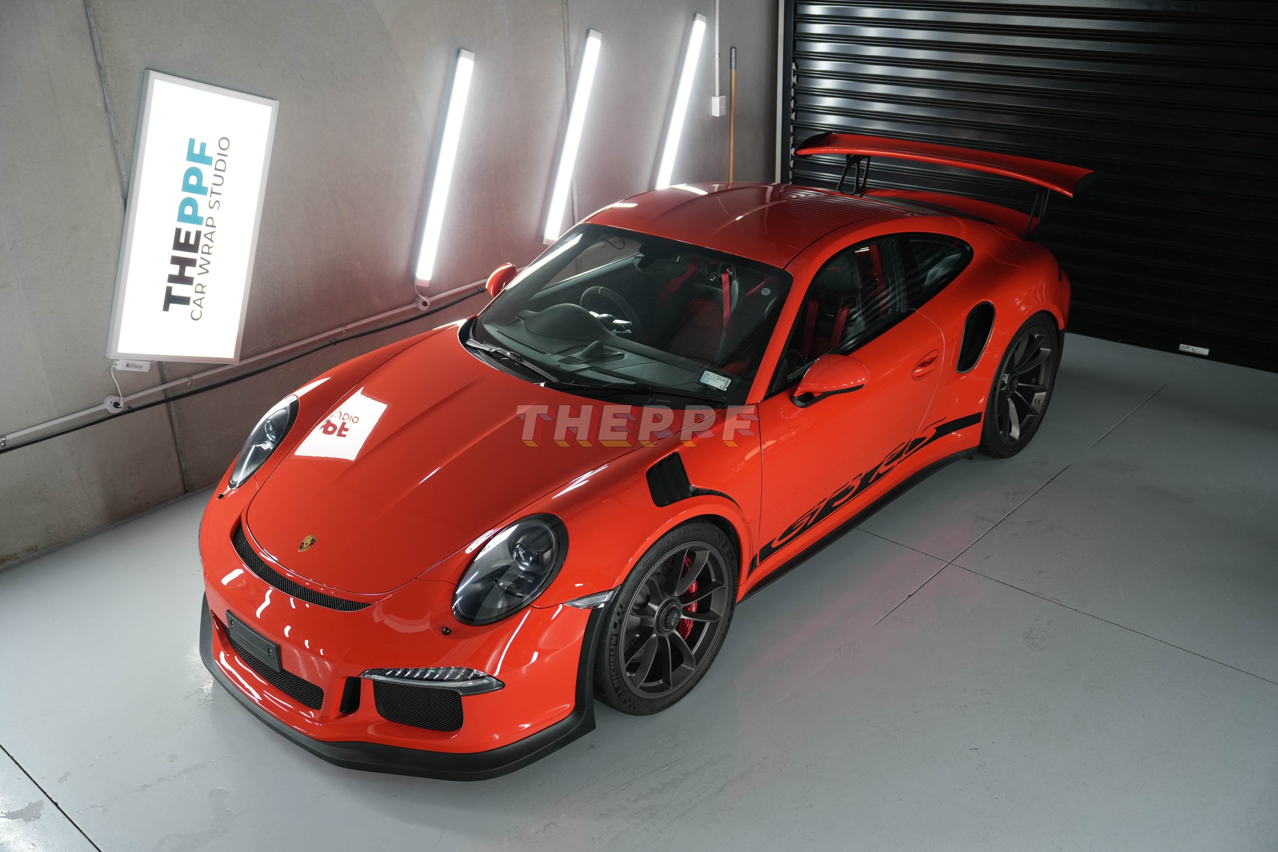 the ppf porsche 991 gt3rs car paint protection film wrap auckland