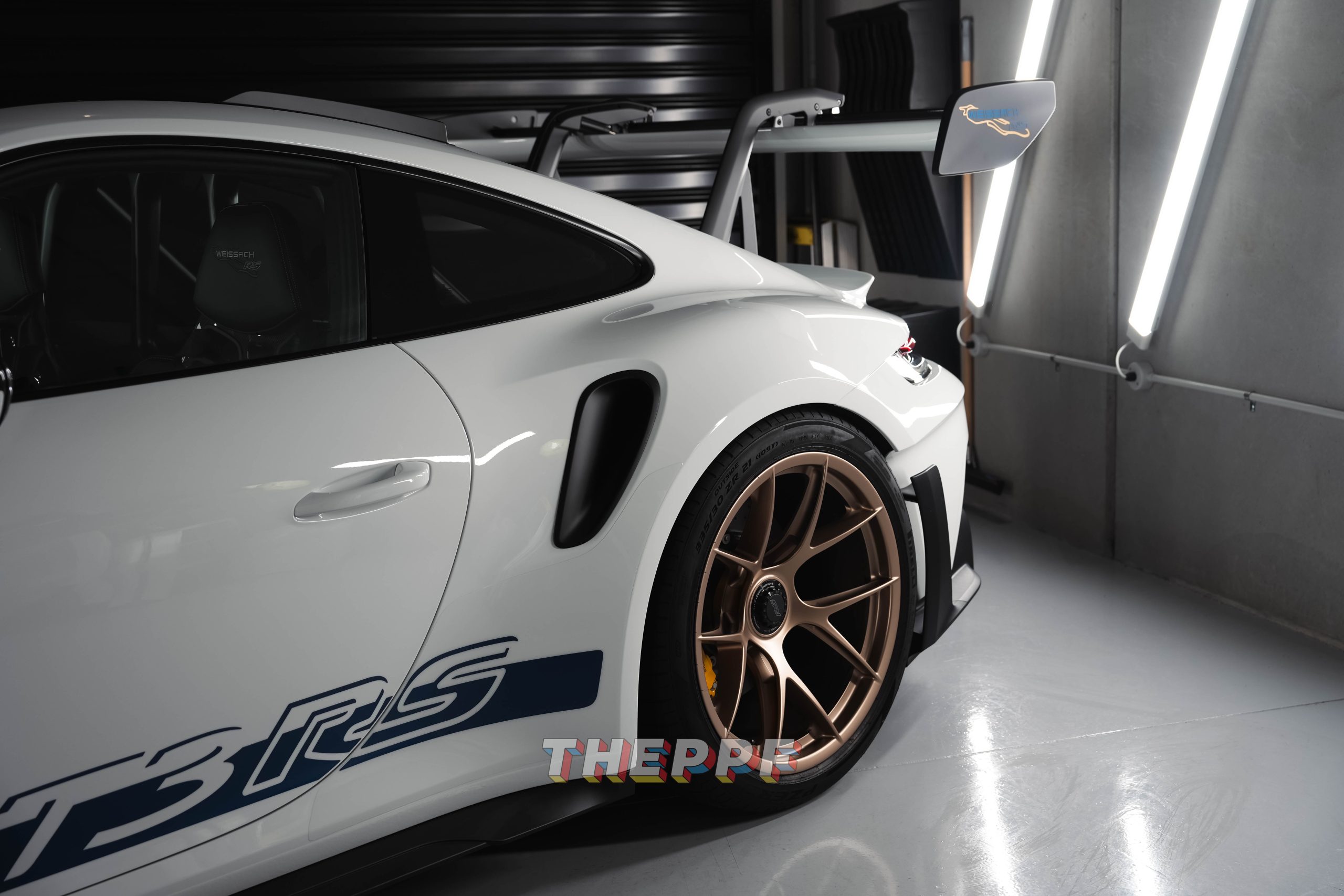 the ppf porsche 992 gt3rs car paint protection film wrap auckland