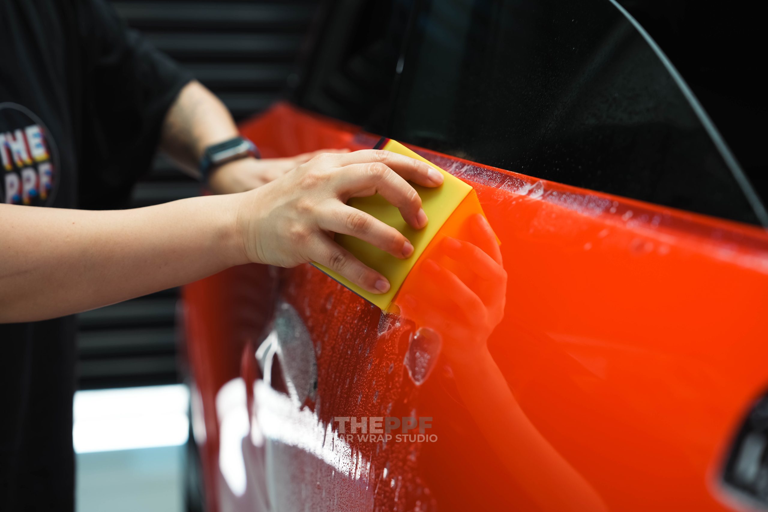 the ppf porsche cayenne gts car paint protection film wrap auckland