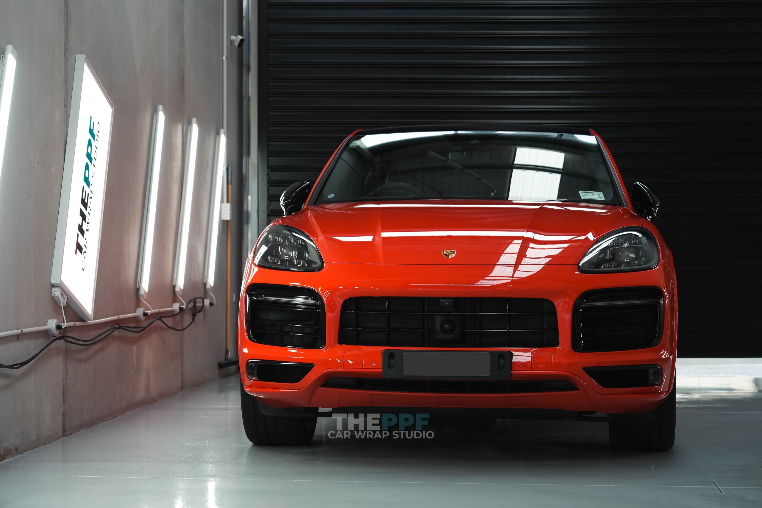 the ppf porsche cayenne gts car paint protection film wrap auckland