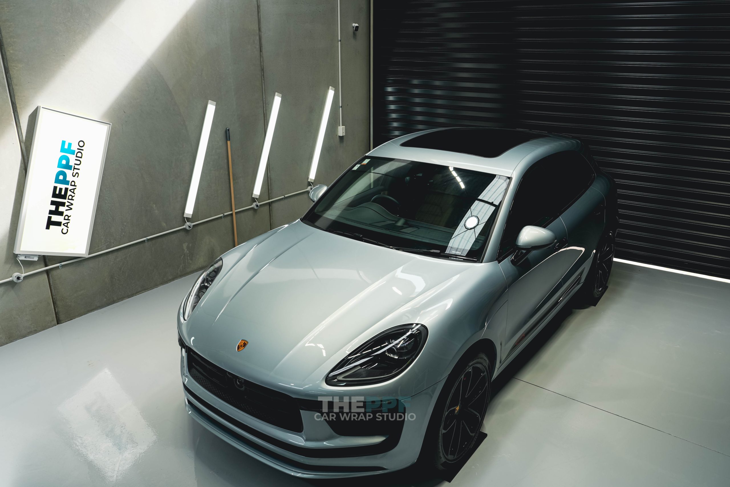 the ppf porsche macan gts paint protection film wrap auckland