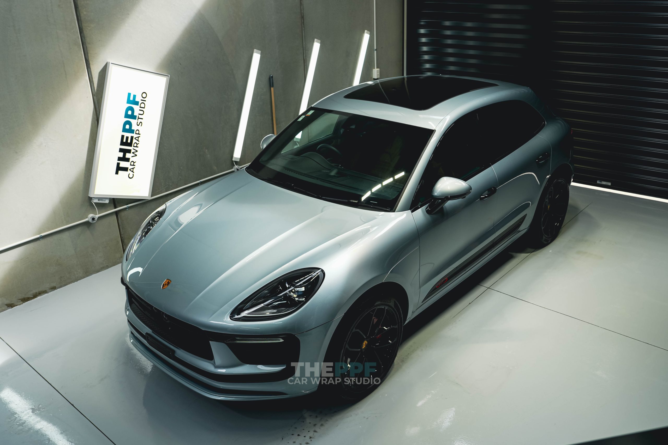 the ppf porsche macan gts paint protection film wrap auckland